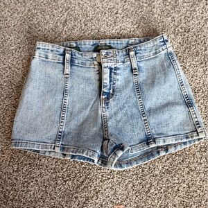 Women's Light Wash Denim Shorts